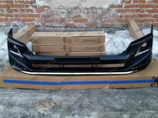 Губа Modellista передняя Toyota Land cruiser PRADO 2013-2017