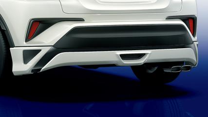 Запчасть губа задняя Toyota CHR C-HR CH-R 2016-2019