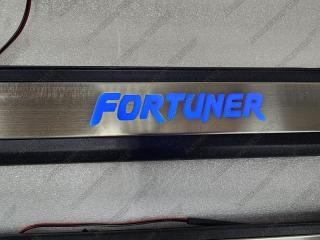 Накладки на пороги Fortuner 2016-2023
