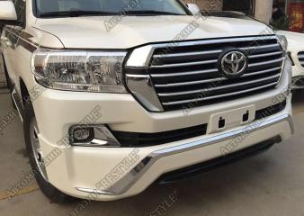 Губа Executive black передняя Toyota Land Cruiser 2015-2021