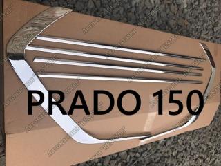 Запчасть молдинги на окна Toyota Land cruiser PRADO 2009-2023