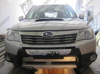 Накладка на бампер передняя Forester 2007-2012 SH