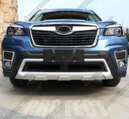 Накладка на бампер передняя forester 2018-2021 SK