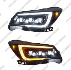 Запчасть фары передние Subaru forester 2012-2018