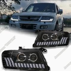 Фары передние Mitsubishi pajero 1999-2005