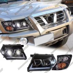 Запчасть фары передние nissan patrol 1997-2005