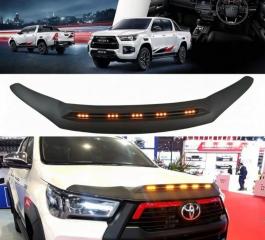 Дефлектор капота передний Toyota Hilux 2015-2024