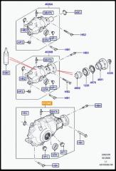 Редуктор передний Land Rover Range Rover 2006
