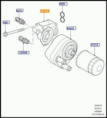 Корпус масляного фильтра Land Rover Range Rover 2006 контрактная Корпус масляного фильтра Land Rover Range Rover 2006