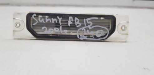 Запчасть подсветка номера задняя Nissan Sunny 2001