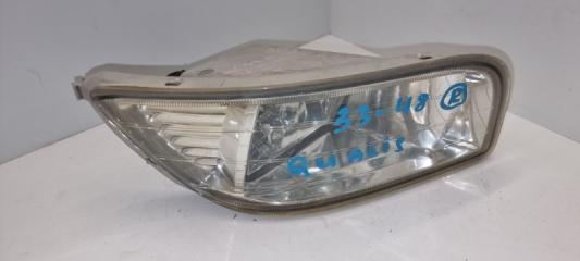 Фото запчасти фара противотуманная передняя правая Toyota Mark ll Qualis 2000 Б/У запчасть Запчасть фара противотуманная передняя правая Toyota Mark ll Qualis 2000