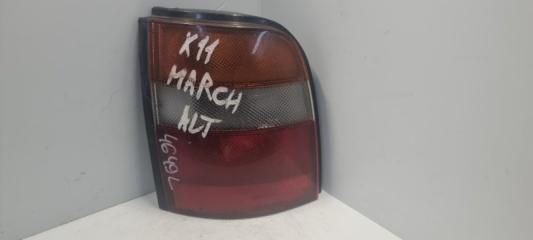 Стоп-сигнал задний левый Nissan March 1999 Б/У Стоп-сигнал задний левый Nissan March 1999