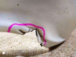 Бампер задний TOYOTA MARK X ZIO ANA10, ANA15 52159-72010 5 ракурс