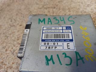 Блок управления акпп SUZUKI WAGON R SOLIO MA34S M13A 38880-78FP 2 ракурс