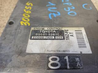 Блок управления efi TOYOTA BB NCP31 1NZ-FE 89661-52810 2 ракурс