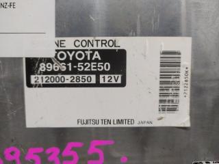 Блок управления efi TOYOTA SIENTA NCP81 1NZ-FE 89661-52E50 2 ракурс