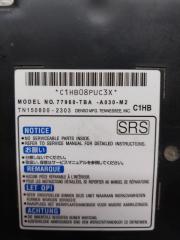 Блок управления airbag HONDA CIVIC FC1 L15B7 77960-TBA-A030 2 ракурс