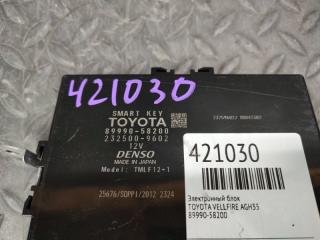 Электронный блок TOYOTA VELLFIRE AGH35 89990-58200 3 ракурс