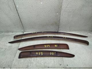 Ветровики комплект NISSAN MARCH K13 1 ракурс Ветровики комплект NISSAN MARCH K13 1 ракурс