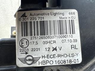 Фара левая передняя MINI HATCH R56 N12B14AA 160818-01 3 ракурс