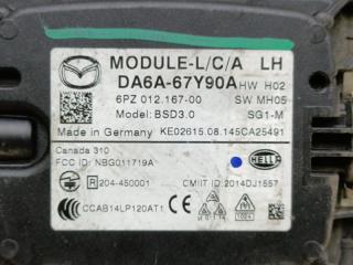 Блок управления парковкой левый задний MAZDA DEMIO DJ5FS S5-DPTS DA6A-67Y90A 3 ракурс