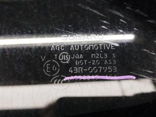 Стекло собачника левое заднее SUBARU LEVORG VM4 FB16ESZH9A 43R-007953 3 ракурс