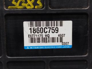 Блок управления efi MITSUBISHI EK WAGON H81W 3G83 1860C759 4 ракурс