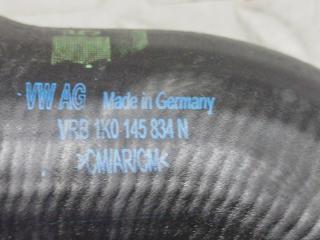 Патрубок интеркулера AUDI TT 8J3 BWA 1K0145834N 5 ракурс