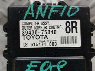Блок управления дверьми правый передний LEXUS HS250H ANF10 2AZ-FXE 89430-75040 4 ракурс