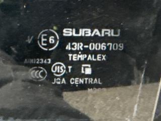 Стекло двери левое заднее SUBARU LEGACY BRM 5 ракурс