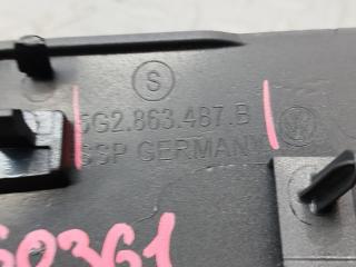 Пластик салона левый VOLKSWAGEN GOLF 5G5 CJZ 5G2863487B 3 ракурс
