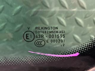 Стекло собачника левое заднее VOLKSWAGEN SHARAN 7N1 CAVA 43R-001595 3 ракурс