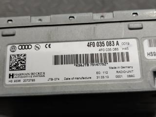 Магнитофон AUDI A5 8T CDN 4F0035083A 4 ракурс