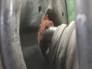 Стойка левая передняя MITSUBISHI PROUDIA S32A 6G74 GDI MN184160 4 ракурс