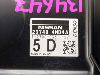 Блок efi NISSAN LEAF AZE0 EM57 237404ND4A 4 ракурс