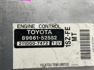 Блок efi TOYOTA PLATZ SCP11 1SZFE 89661-52582 4 ракурс