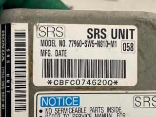 Блок управления airbag HONDA INSPIRE UA2 G25A 77960-SW5-N810 5 ракурс