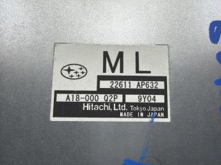 Блок efi SUBARU IMPREZA GH2 EL154JS3ME 22611AP632 4 ракурс