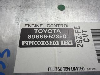Блок efi TOYOTA VITZ SCP13 2SZFE 89666-52350 5 ракурс