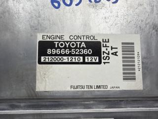 Блок efi TOYOTA PLATZ SCP11 1SZFE 89666-52360 4 ракурс