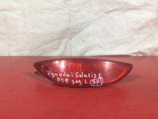 Фото запчасти катафот бампера задний левый Hyundai Solaris Б/У запчасть Запчасть катафот бампера задний левый Hyundai Solaris