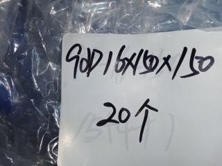 Патрубок силиконовый усиленный угловой D16 MM