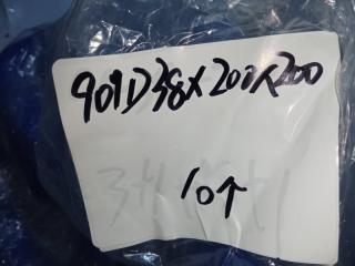 Патрубок силиконовый усиленный угловой D38 MM