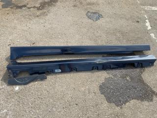 Накладки порогов внешние BMW 525i 2010 контрактная Накладки порогов внешние BMW 525i 2010