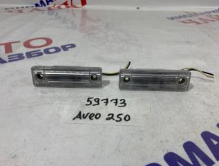 Запчасть фонарь подсветки номера Chevrolet Aveo