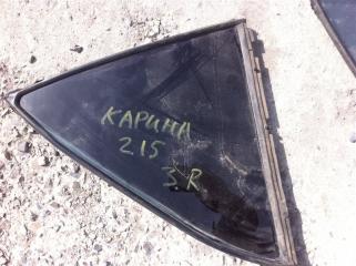 Запчасть форточка двери задняя правая Toyota Carina 2000
