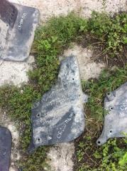 Защита двс пластик передняя Toyota Land Cruiser