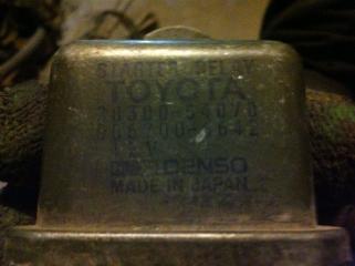 Реле стартера Toyota