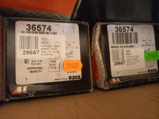 Фото запчасти тормозные колодки переднее Kia Pride 2002 Б/У запчасть Запчасть тормозные колодки переднее Kia Pride 2002