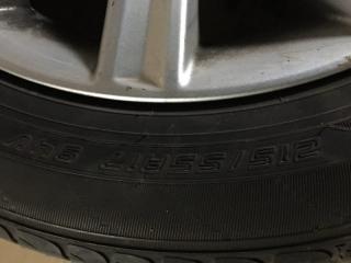 Комплект из 4-х Колесо летнее R17 / 215 / 55 Japan Dunlop 5x114.3 лит.
